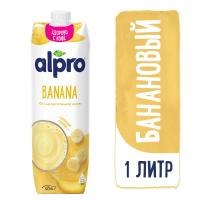 Alpro соево-банановый напиток, обогащенный кальцием и витаминами 1л. (12)