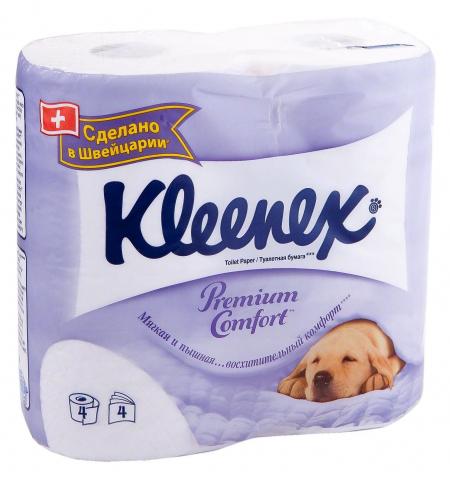 Туалетная бумага Kleenex premium comfort (4 шт) - дополнительное фото