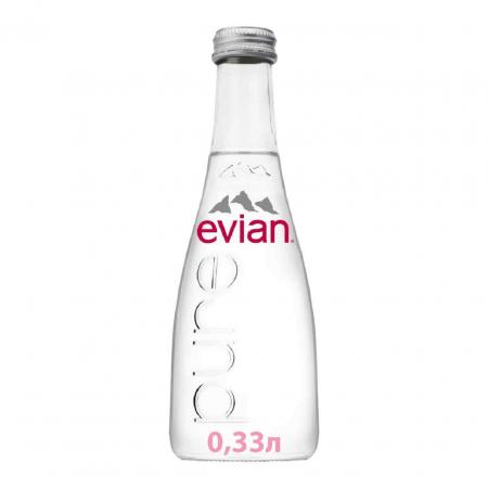 Вода Evian / Эвиан 0,33 л. без газа (20 бут.) стекло - дополнительное фото