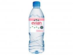 Evian 0,5 л. (розовый дизайн) без газа (24 бут.)