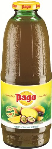 Сок Pago/Паго манго-маракуйя 0.75 л. (6 бут.) - дополнительное фото