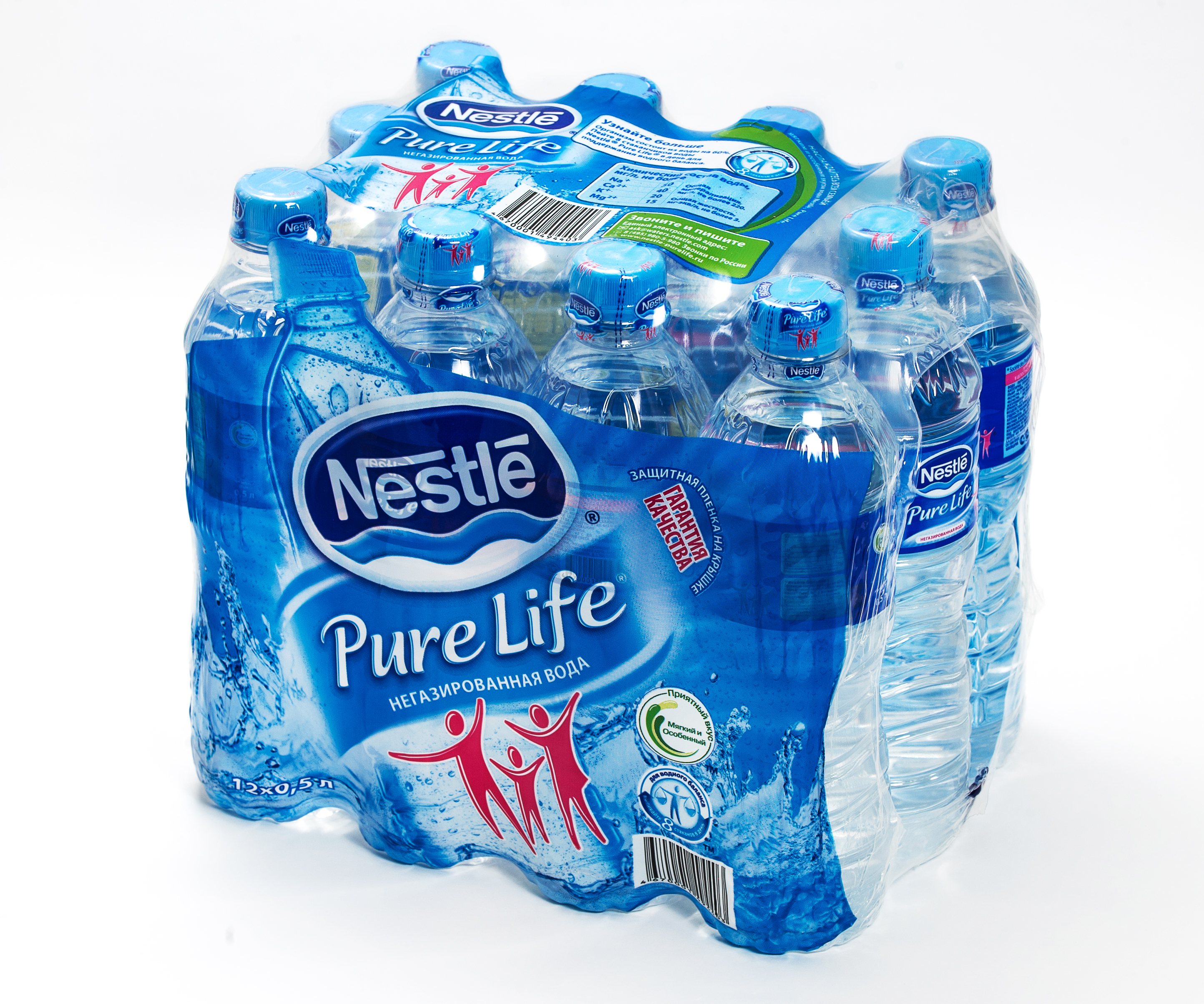 Вода Nestle Pure Life / Нестле 0.5 л без газа (12 шт.) - дополнительное фото